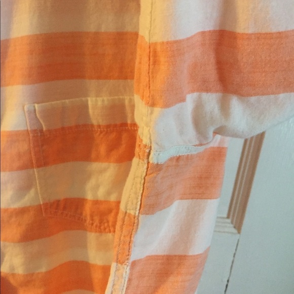 JCPenney Summery Tangerine Striped Top - Picture 4 of 7